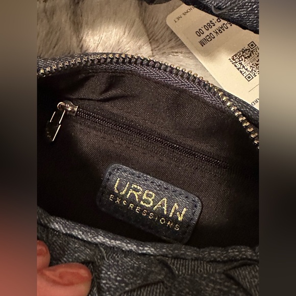 Urban Expressions Dark Denim Tracy Bag, NWT - Picture 5 of 6